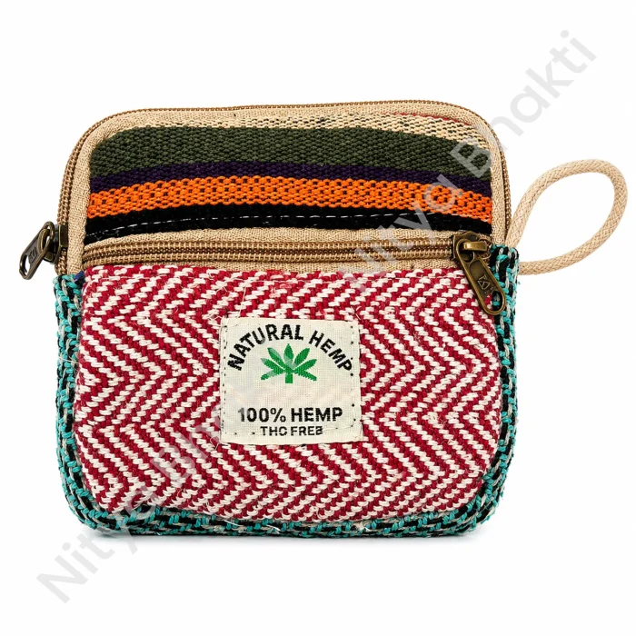 Colorful Handwoven Tribal Pouch – Ethnic Zip Pouch | Colorway 02