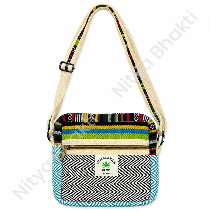 Unique Handwoven Tribal Sling Bag – Medium Size | Colorway 05